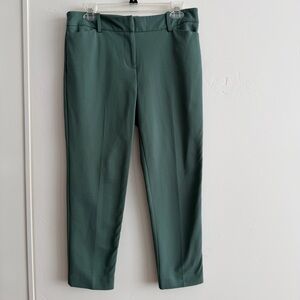 Liz Claiborne Emma Slim Pants Green 8P NWT